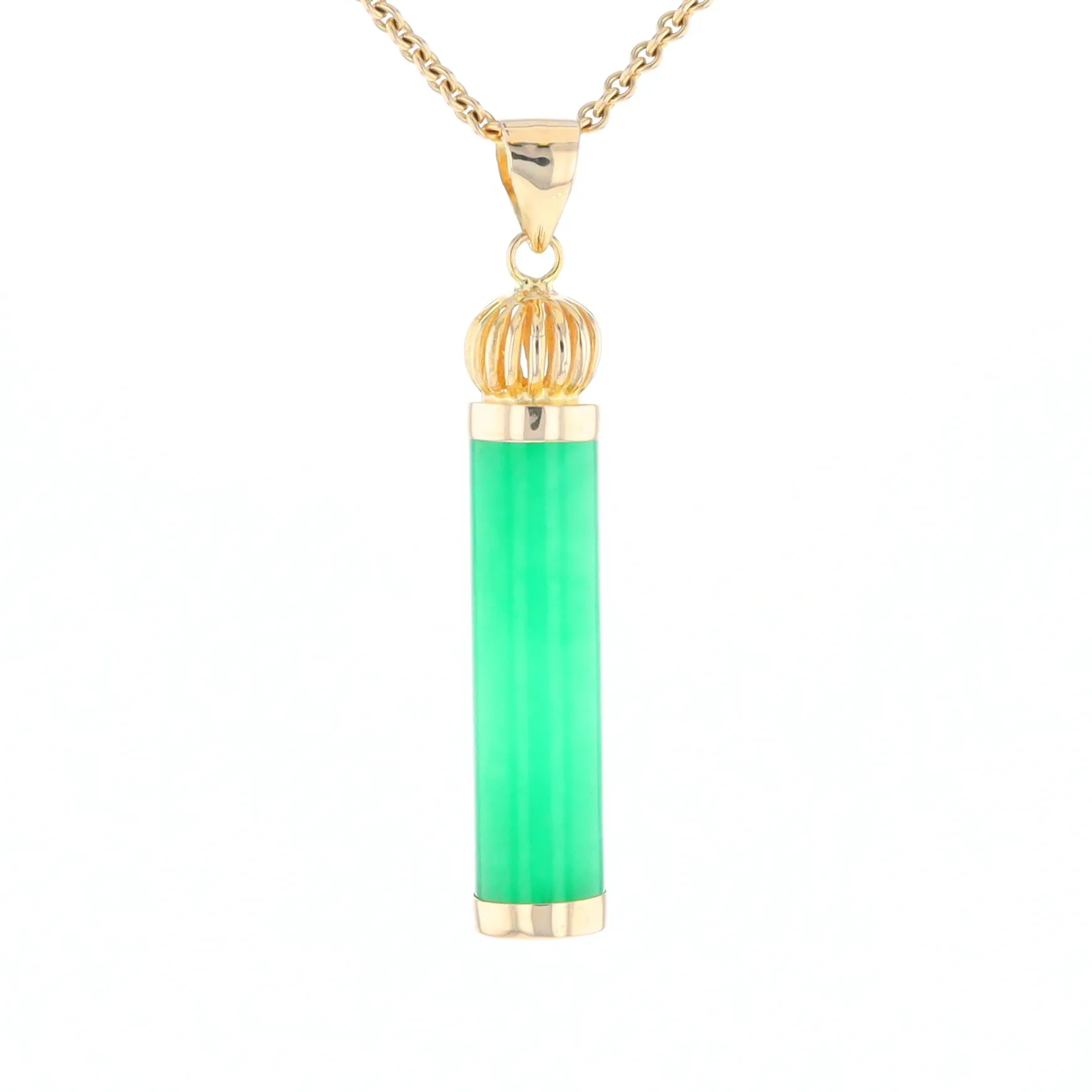 Jadeite Cylinder Pendant