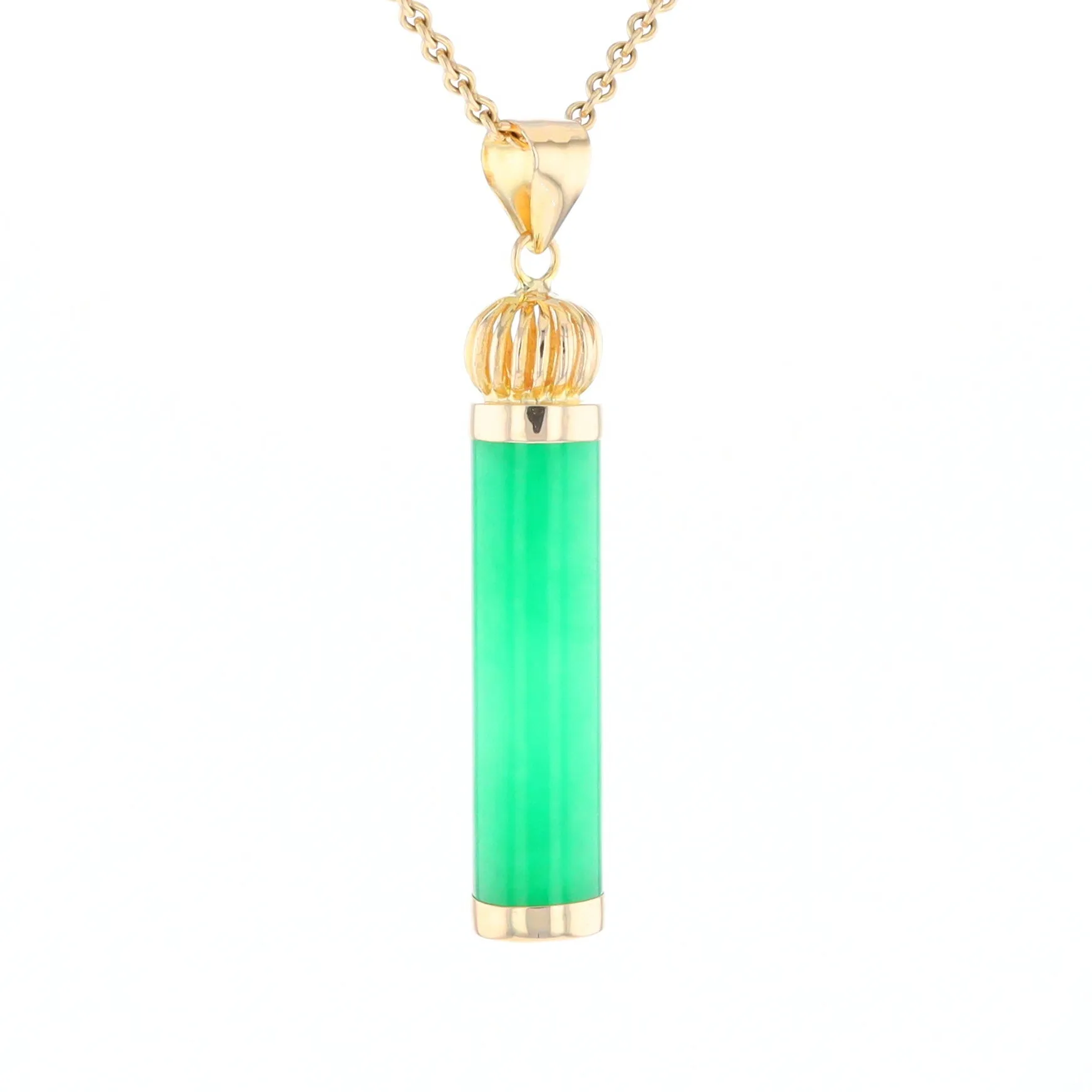 Jadeite Cylinder Pendant