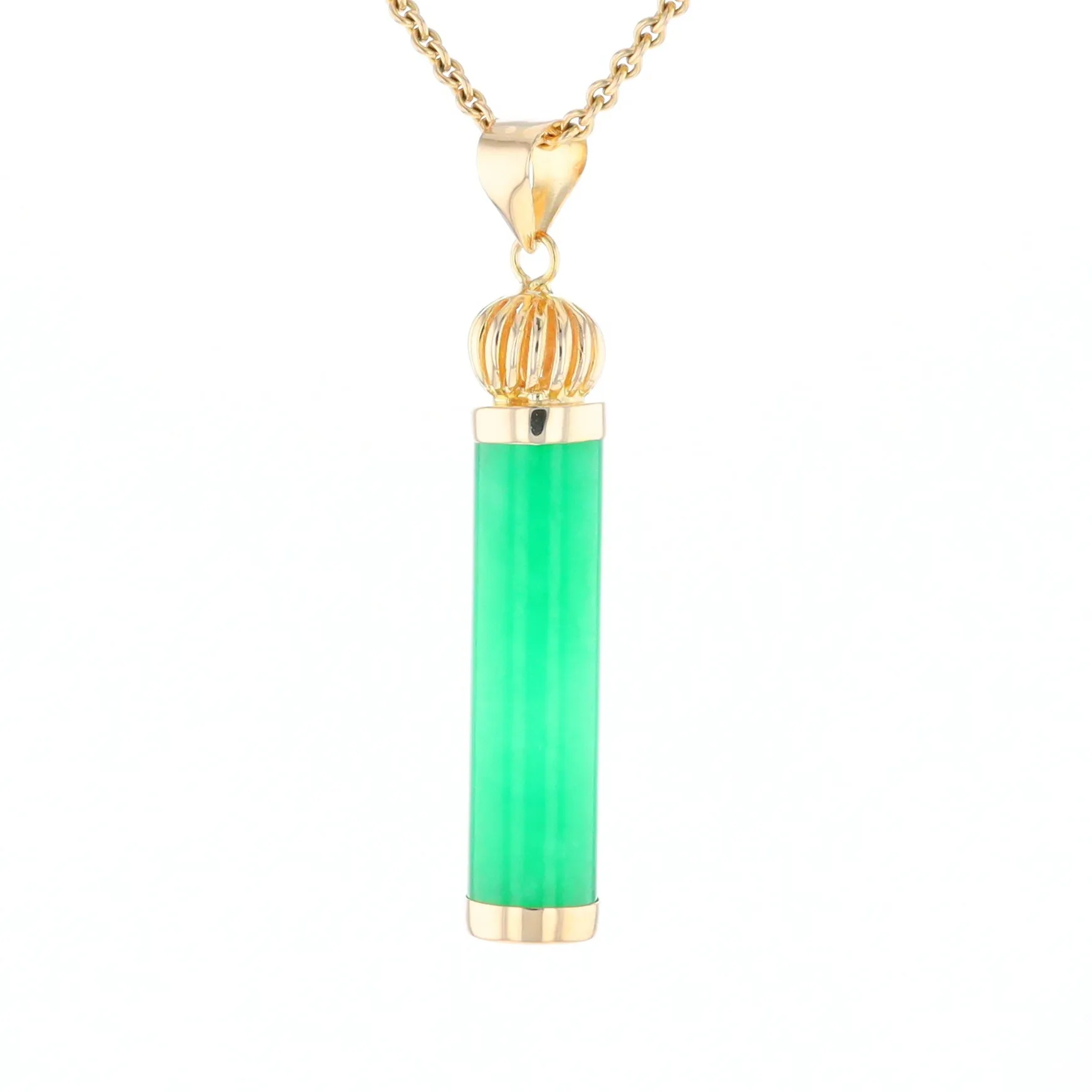 Jadeite Cylinder Pendant