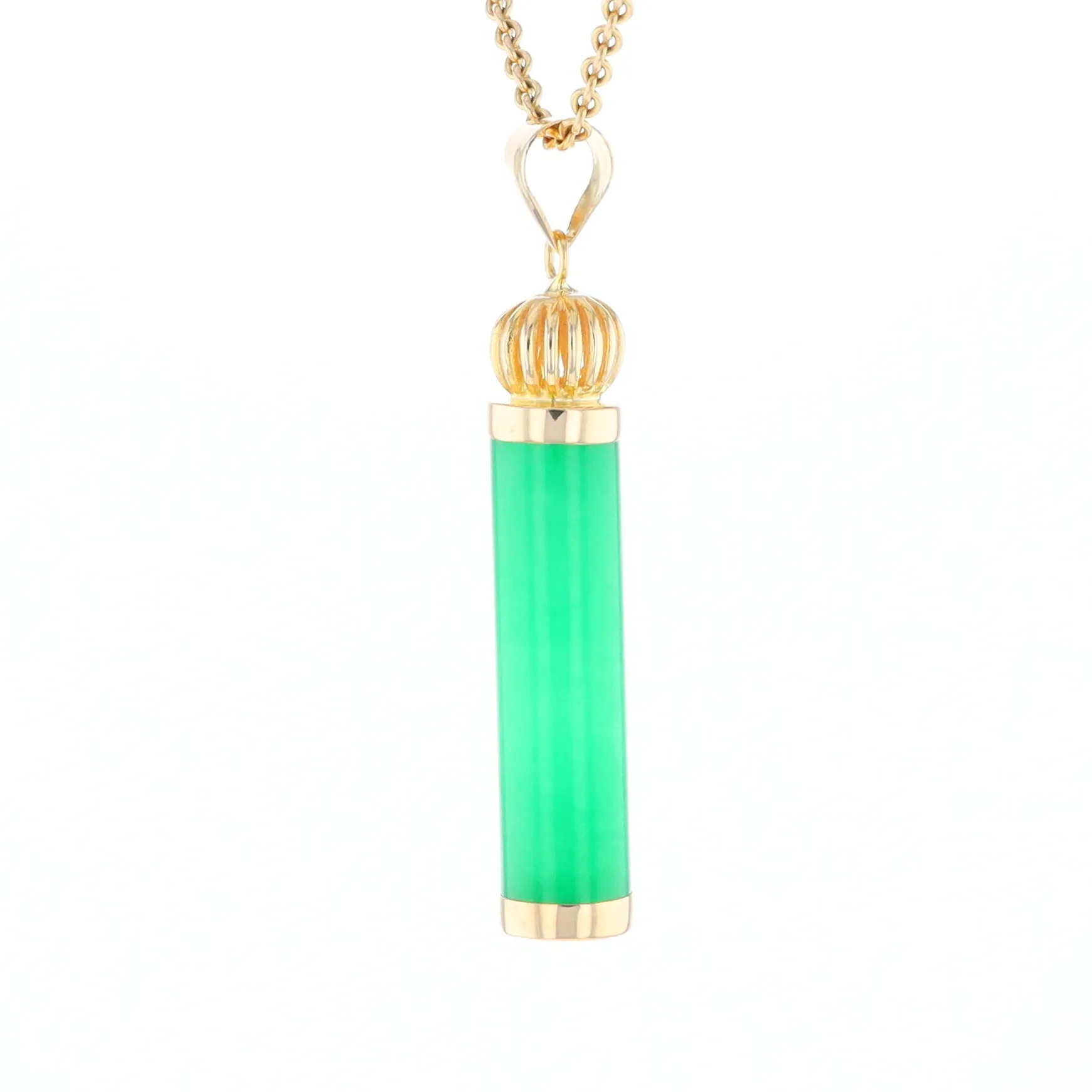 Jadeite Cylinder Pendant