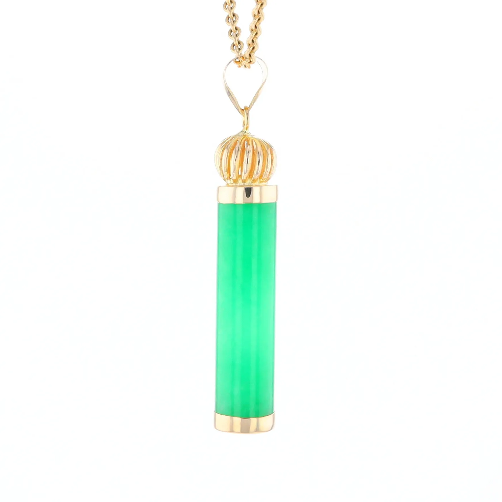 Jadeite Cylinder Pendant