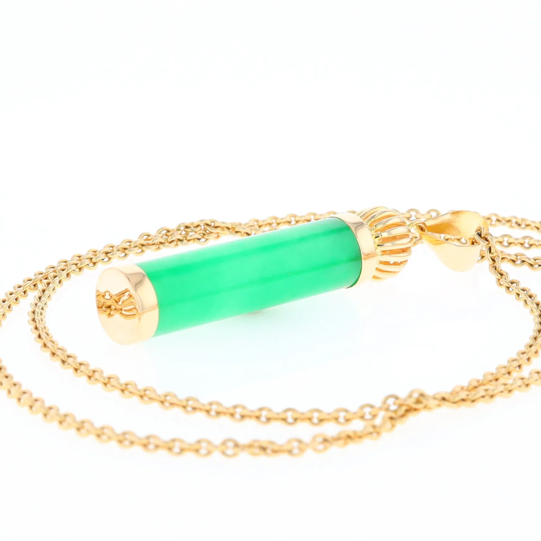 Jadeite Cylinder Pendant