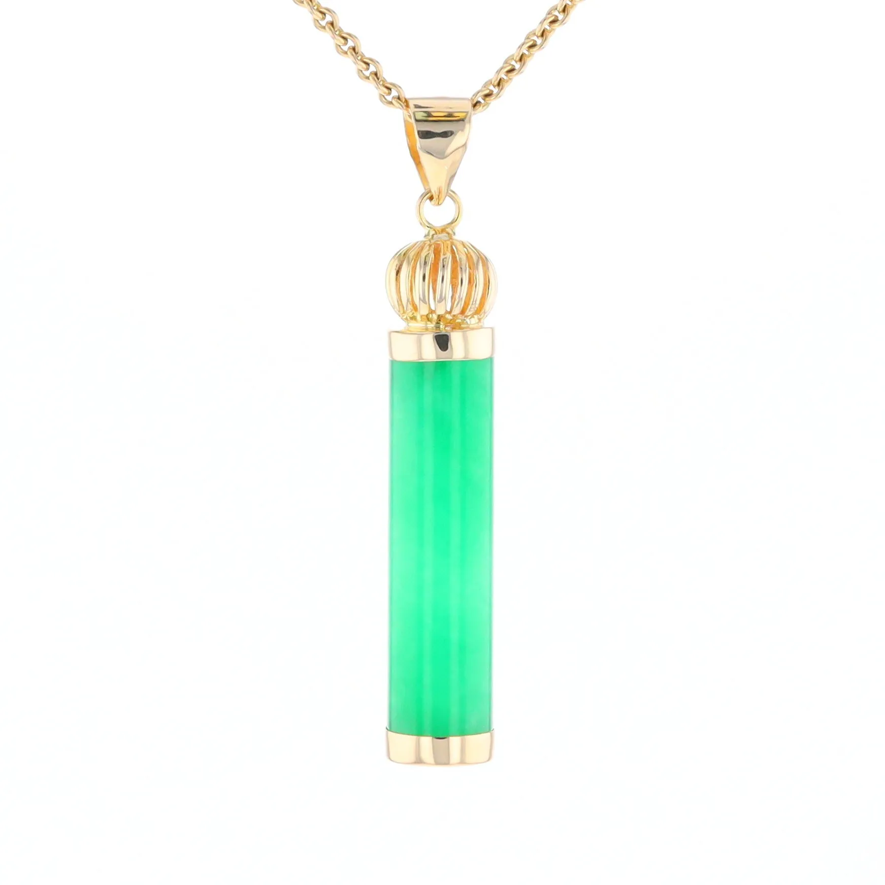 Jadeite Cylinder Pendant