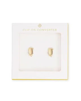 Kendra Scott Clip On Dangle Earring Converter in Gold Plated