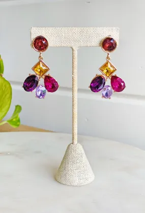 Knock Out Crystal Earrings