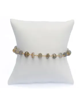 Labradorite Beaded Bracelet