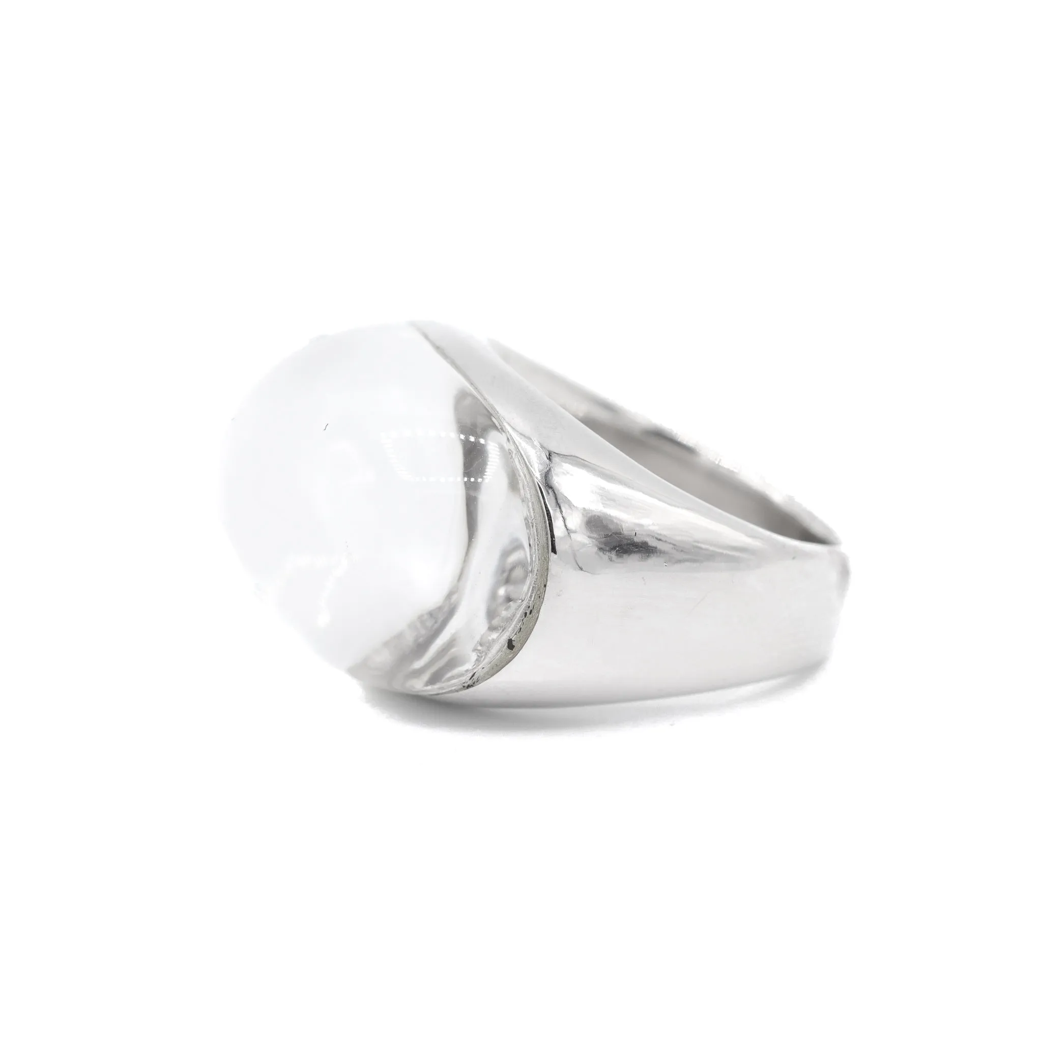 Ladies Cocktail Diamonds 18k White Gold Ring