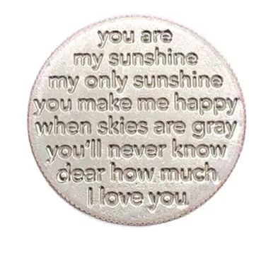 Mariamor You Are My Sunshine Quarter Adjustable Bangle, Sterling Silver