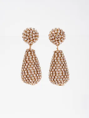 Mila Drop Rhinestone Earrings