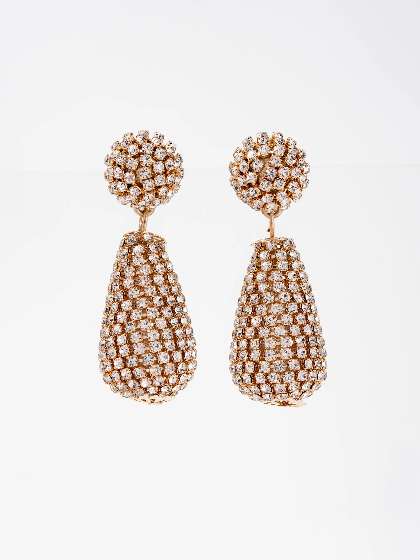 Mila Drop Rhinestone Earrings