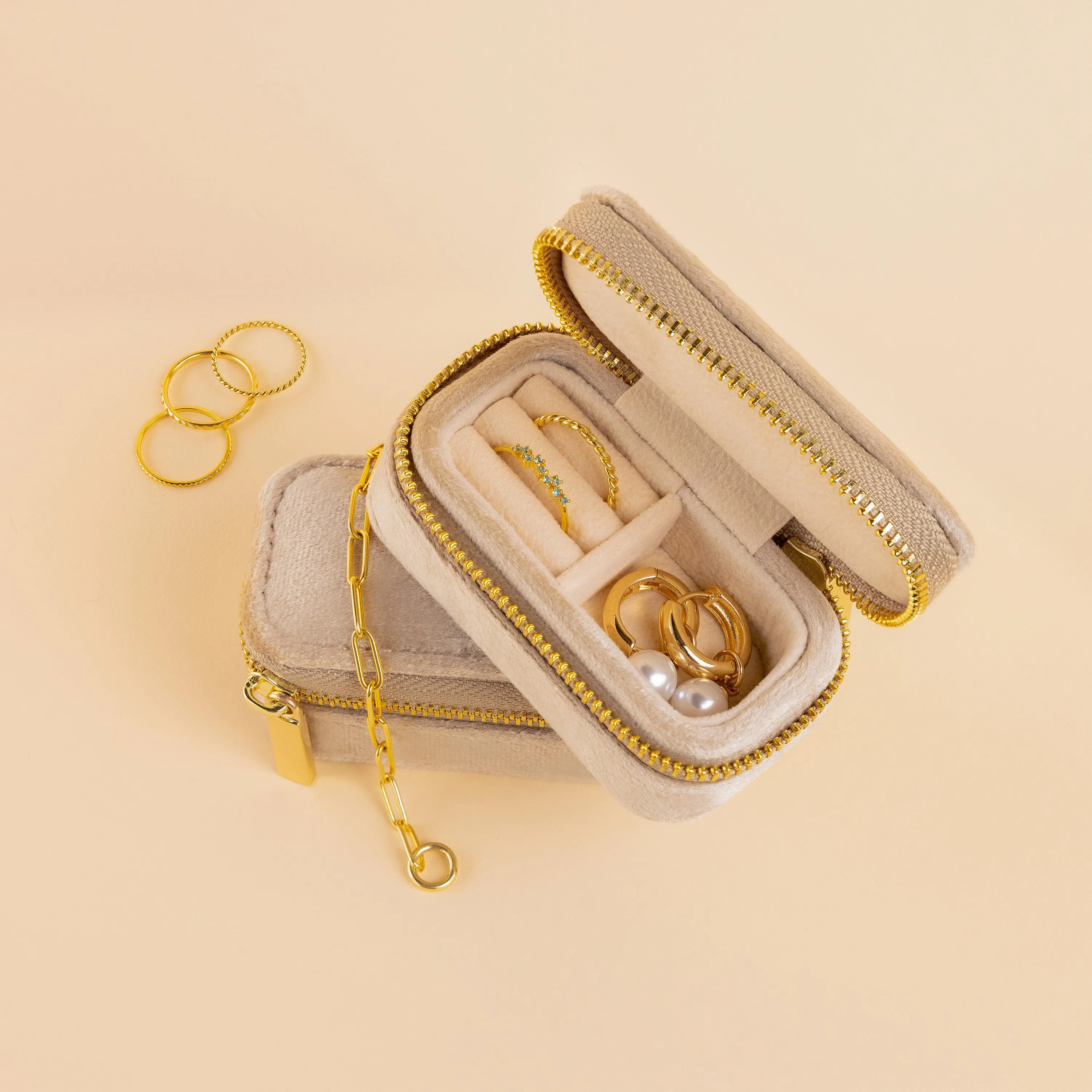 Mini Travel Jewelry Box