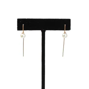 minnie : pearl threader earring