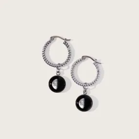 Moonglow Carina Hoop Earrings in Stainless Steel