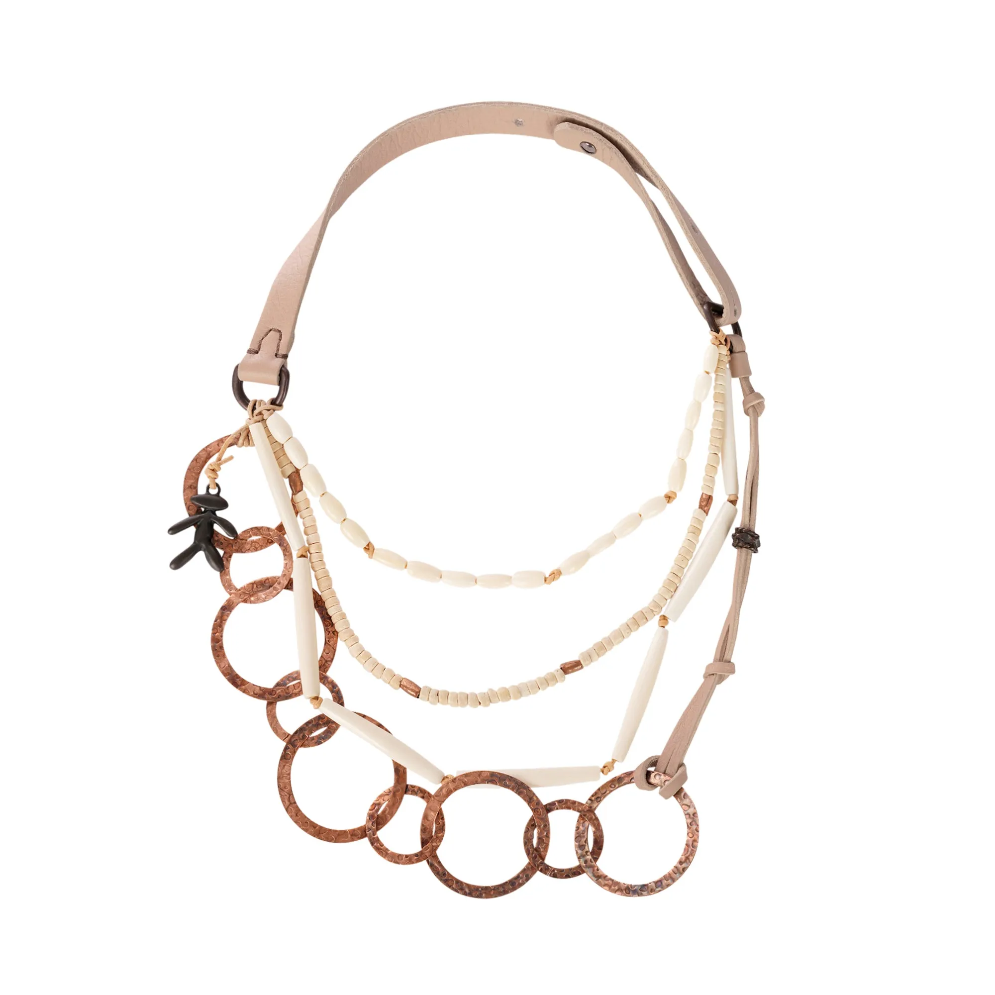 Necklace Togo Mousse Beige