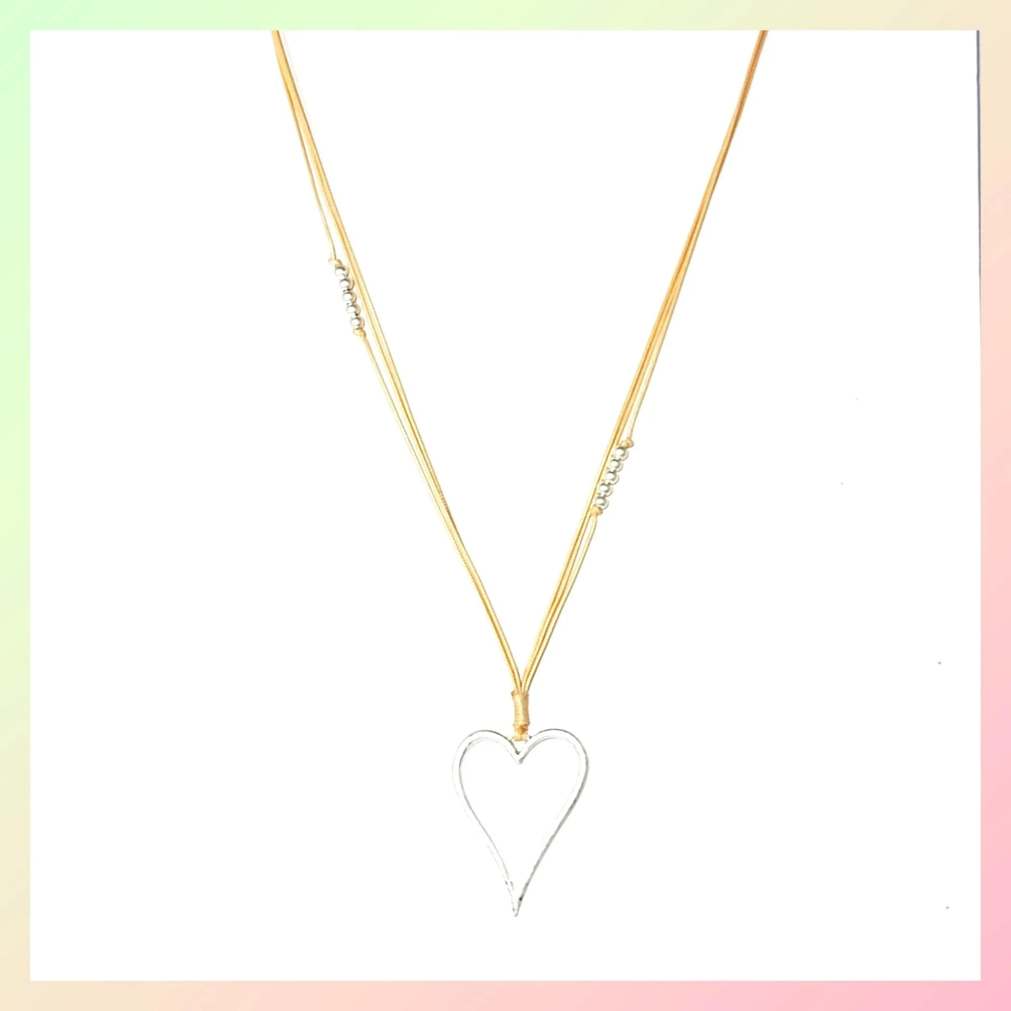 Open Heart Necklace