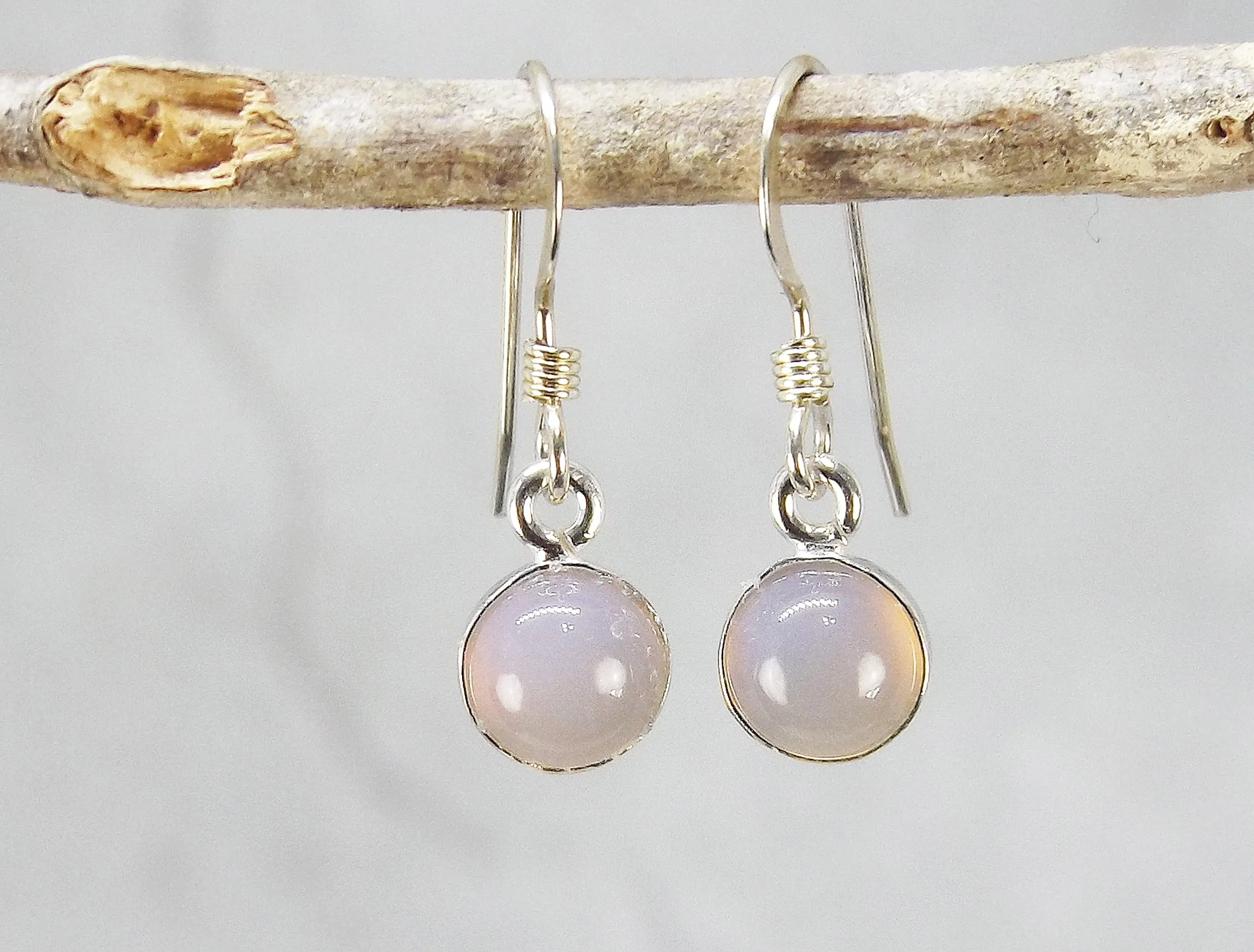 Petite Chalcedony Earrings