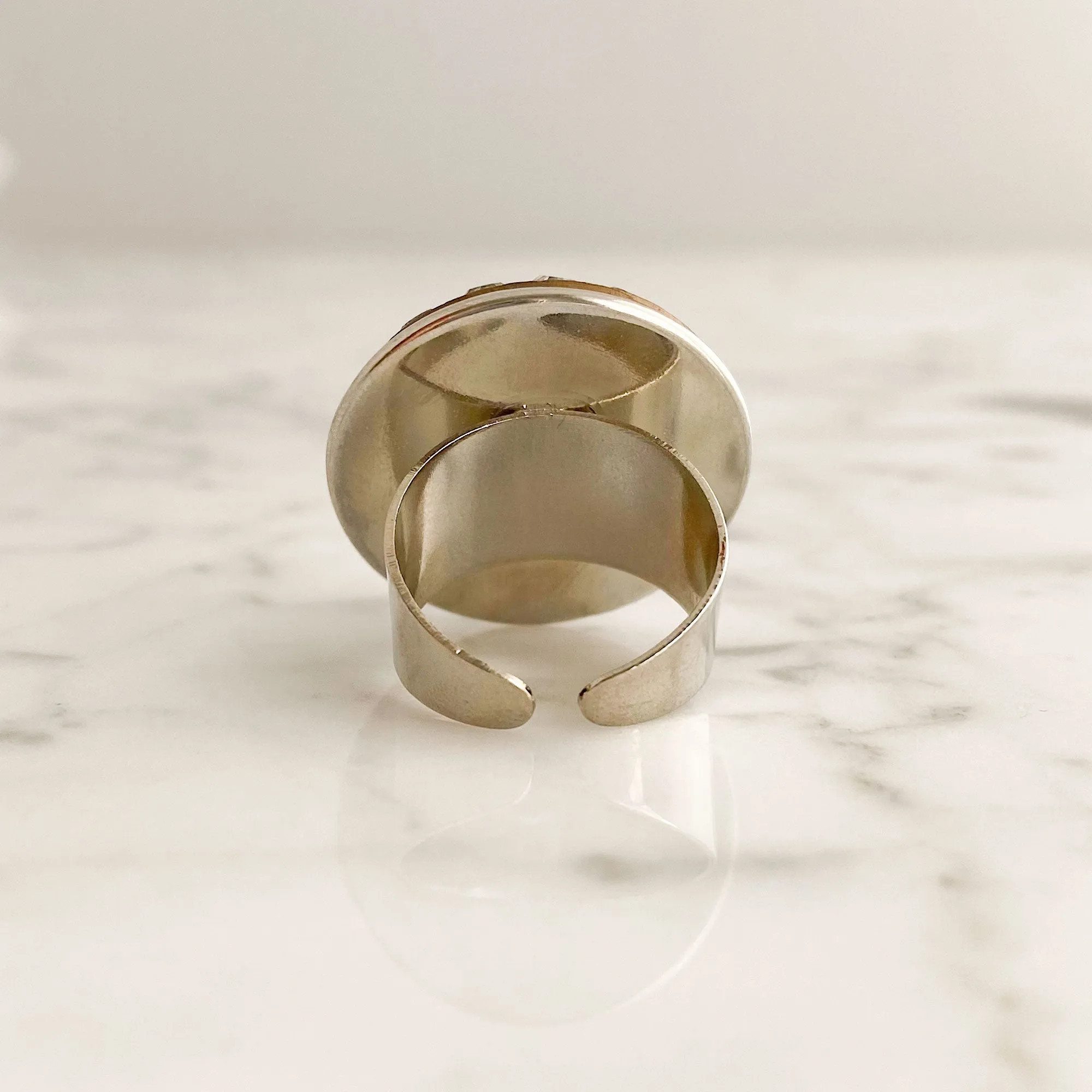 PEYTON statement pearl cocktail ring