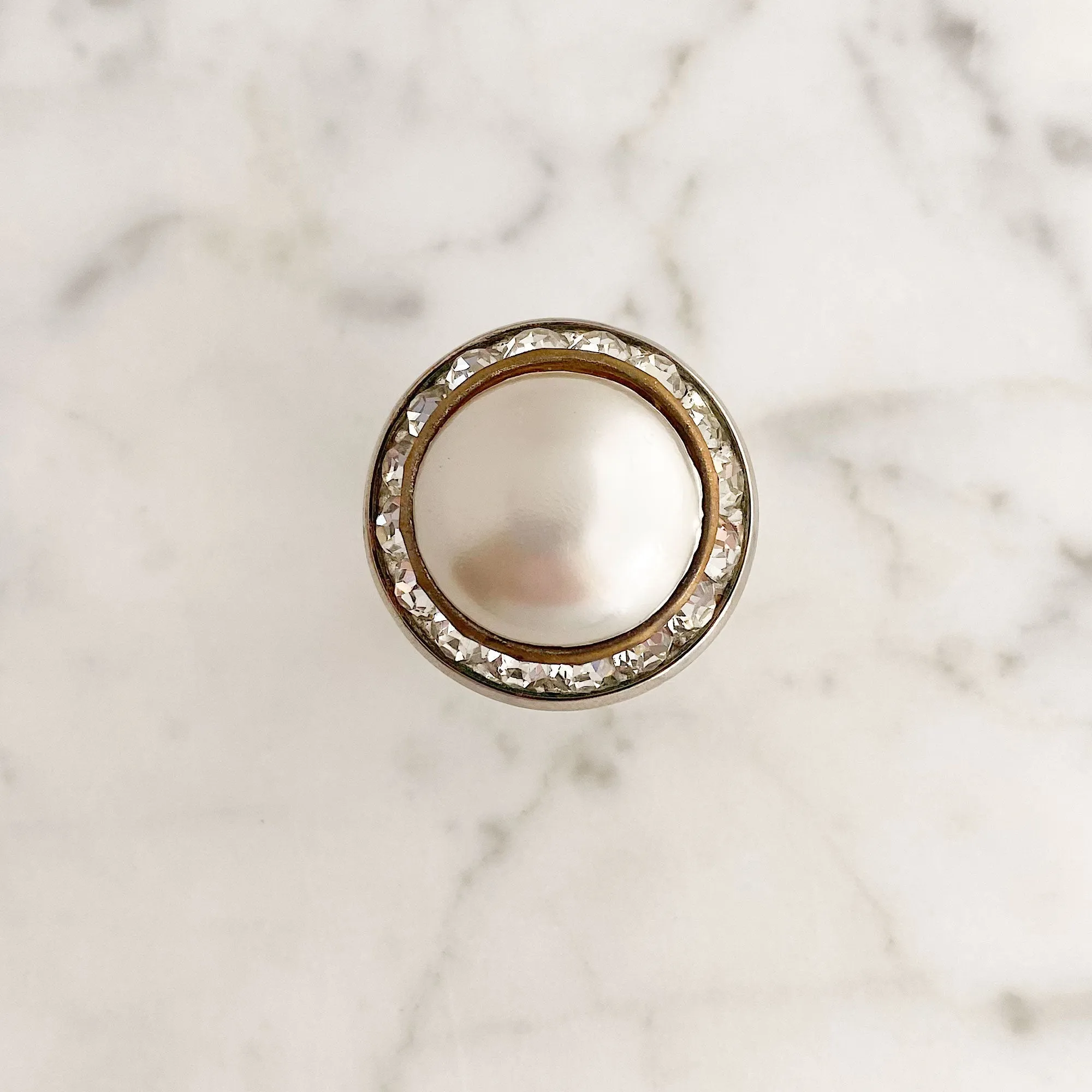 PEYTON statement pearl cocktail ring