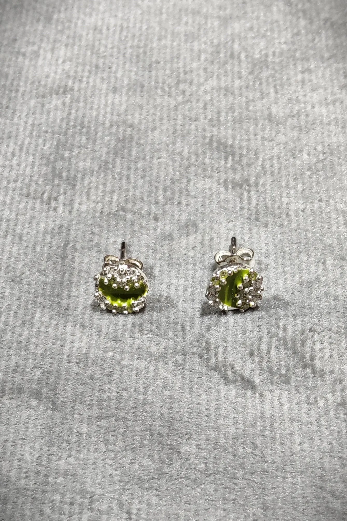 Pure Silver Minakari Studs