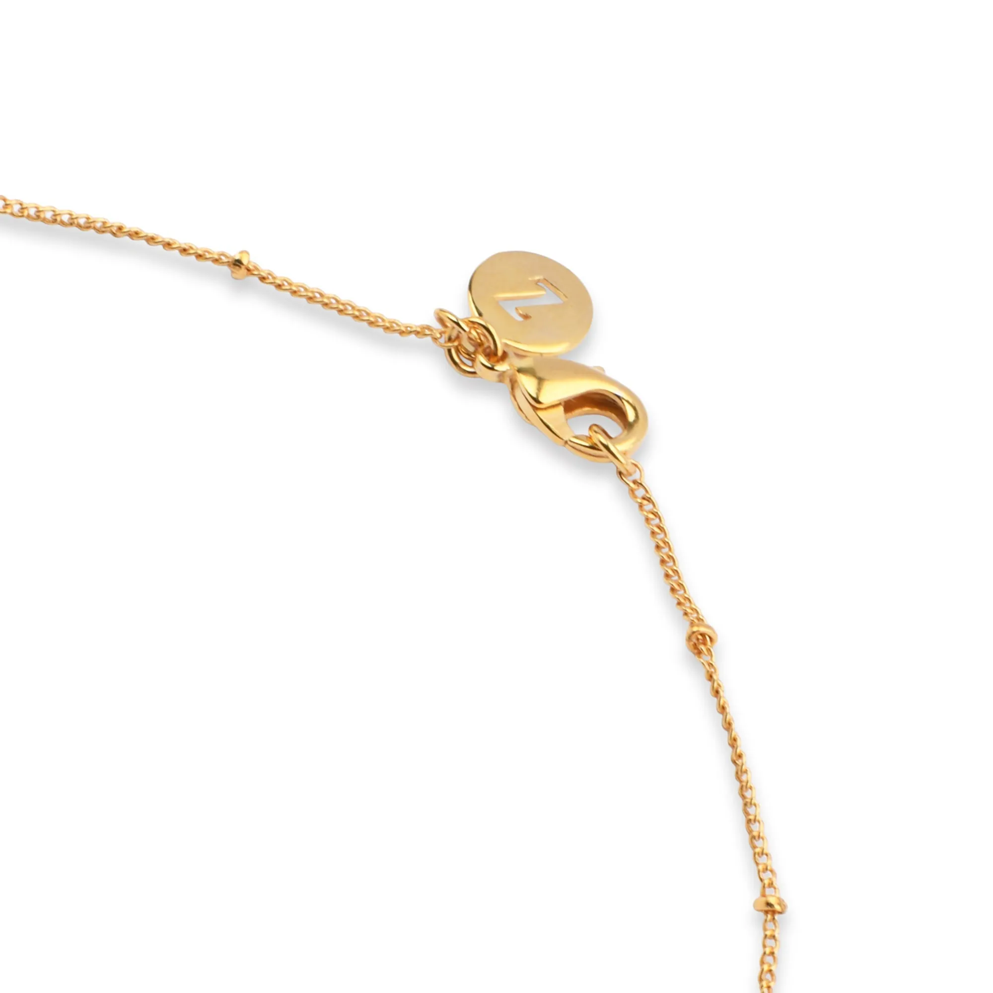 Real Gold Plated Z Long Y-Chain Necklace For Women By Accessorize London