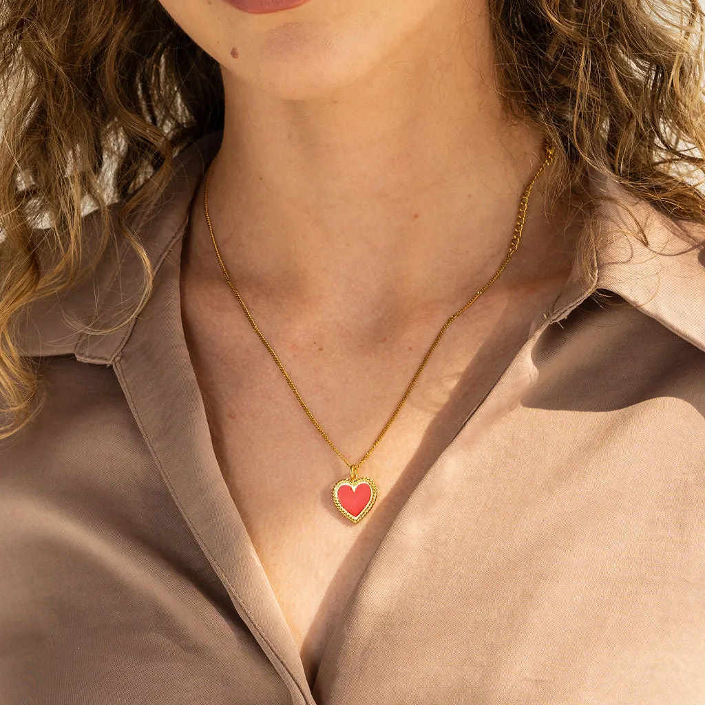 Red Heart Necklace