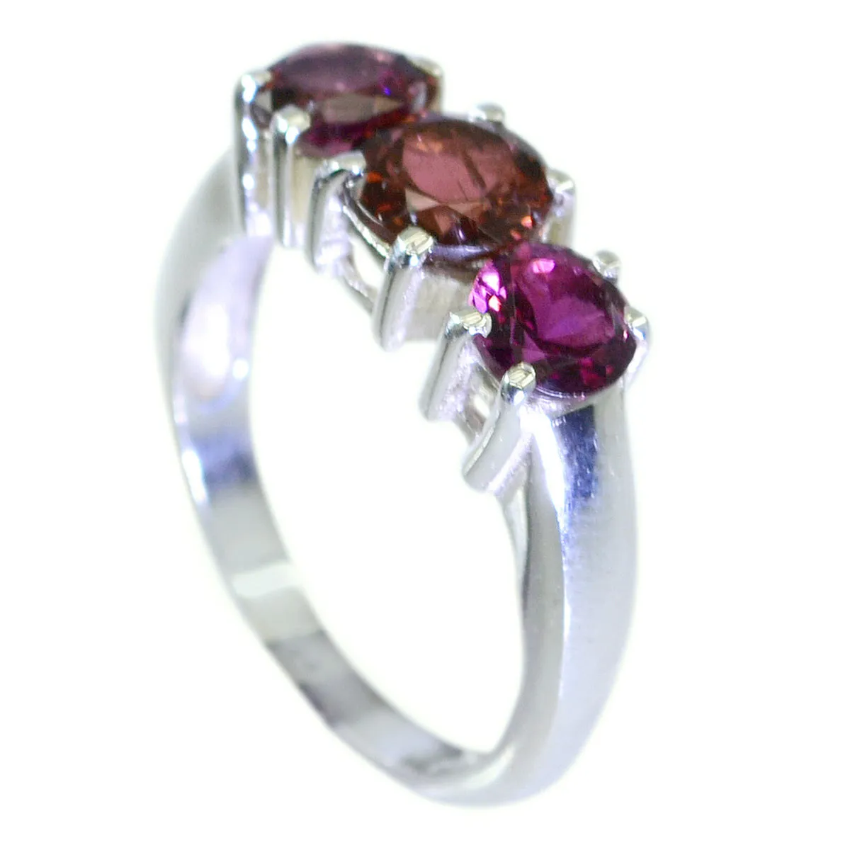 Riyo Fair Gems Garnet 925 Sterling Silver Rings Children Day Gift