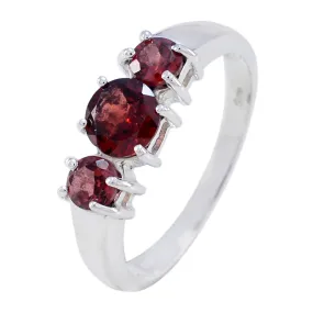 Riyo Fair Gems Garnet 925 Sterling Silver Rings Children Day Gift