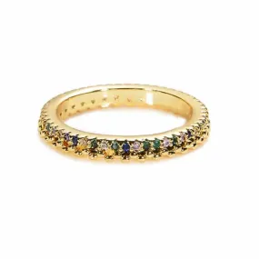 Roka Rainbow Ring Gold