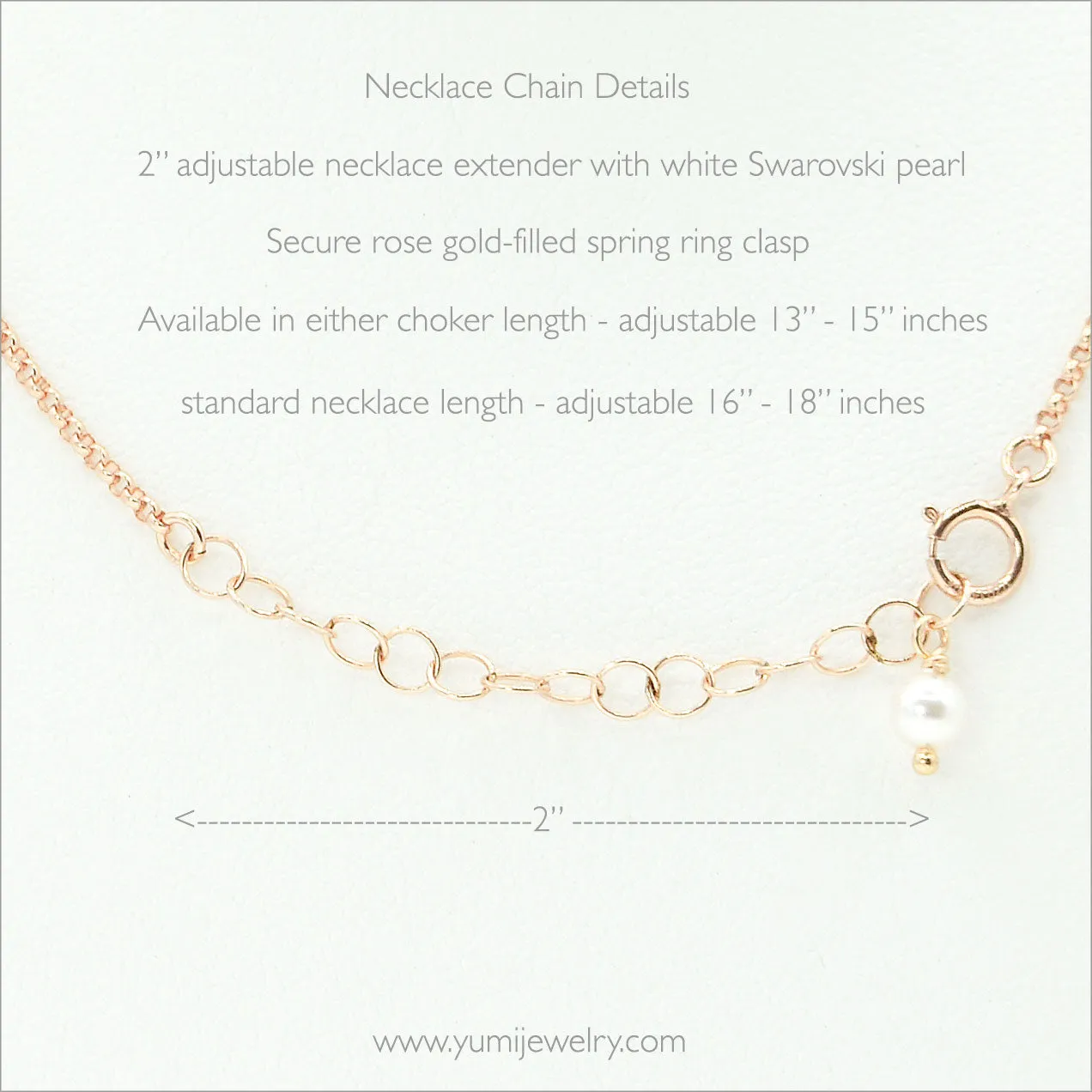 Rose Gold Modern Shapes Necklace