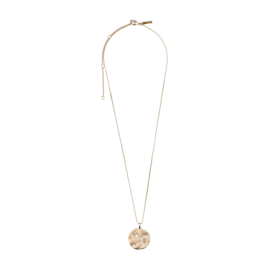 Sagittarius Zodiac Sign Coin Necklace (Gold Plated)