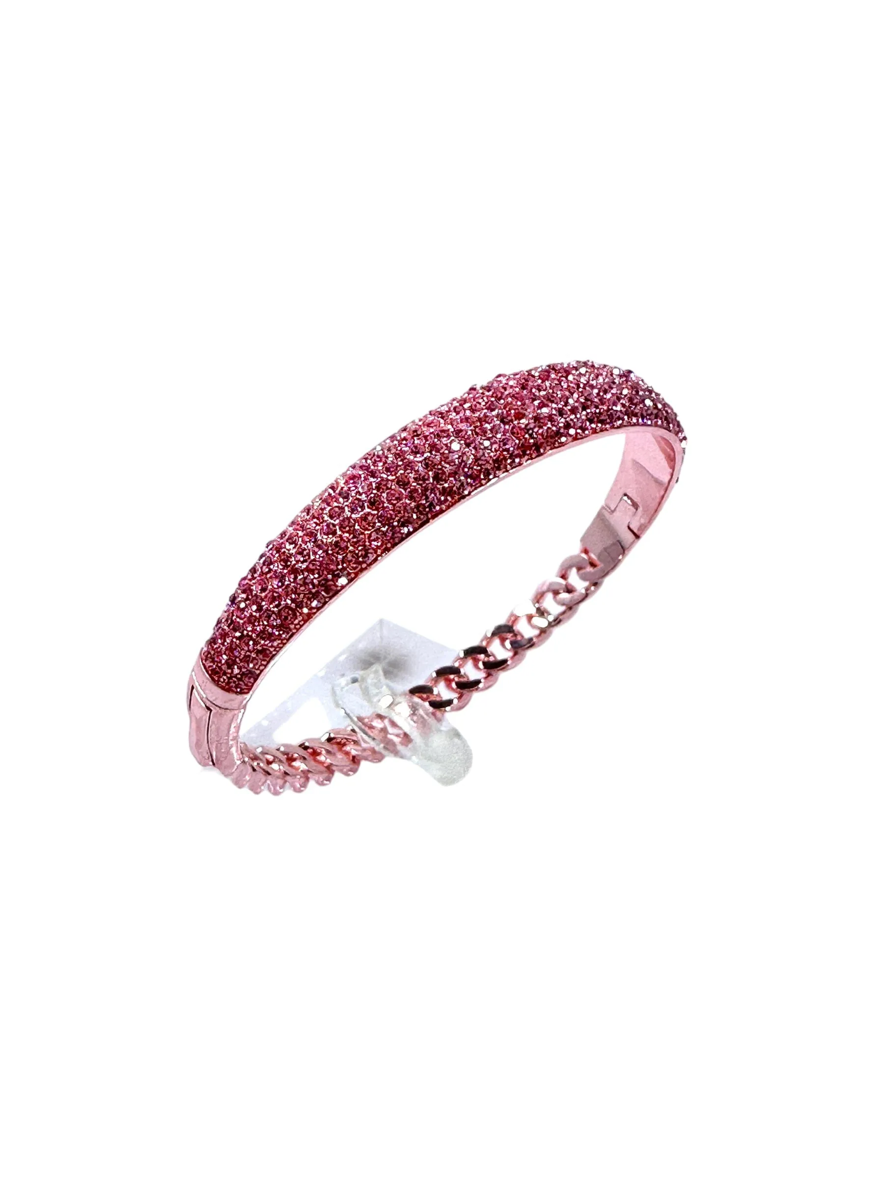 Sarah Pink Pave Chain Bracelet