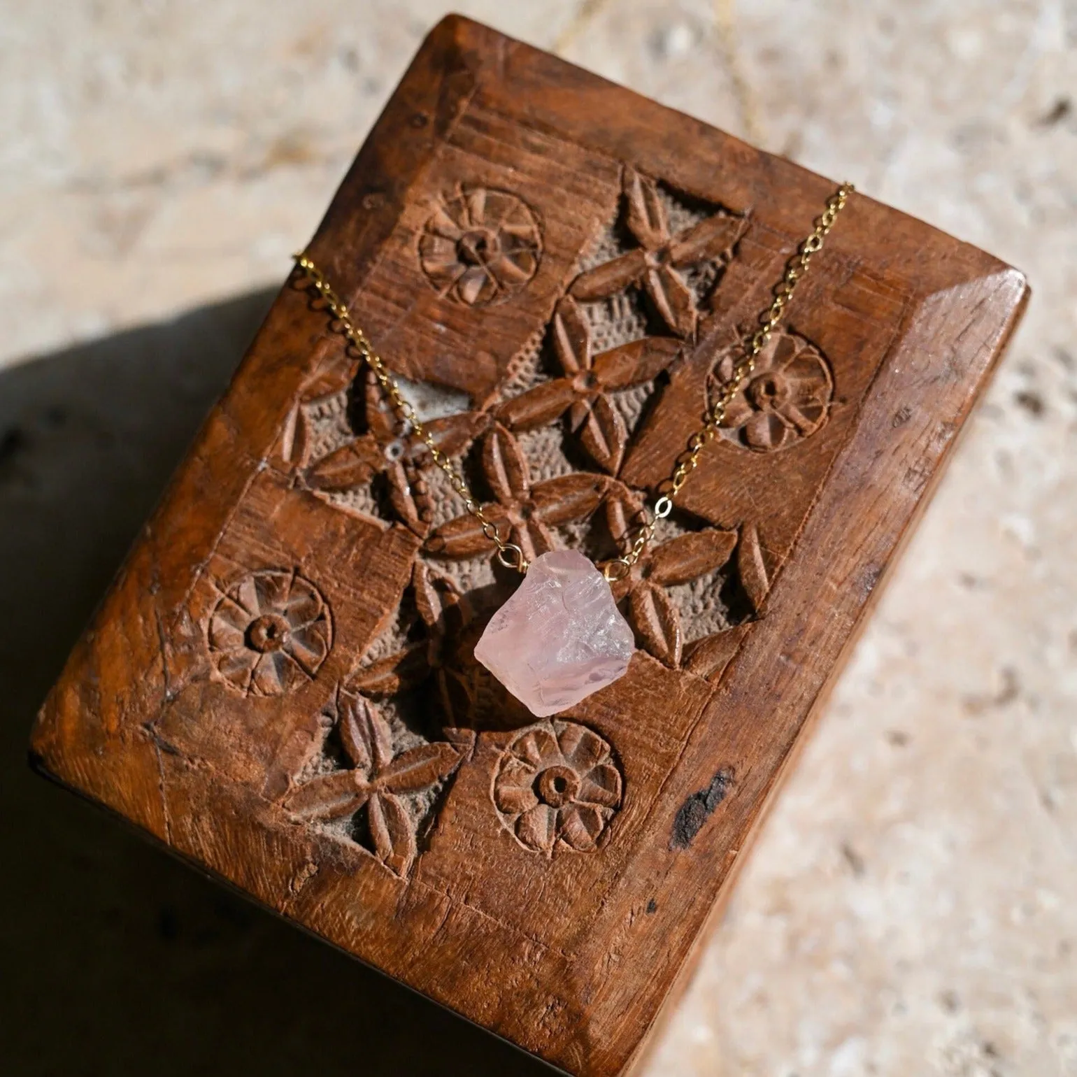 Self Love Rose Quartz Necklace