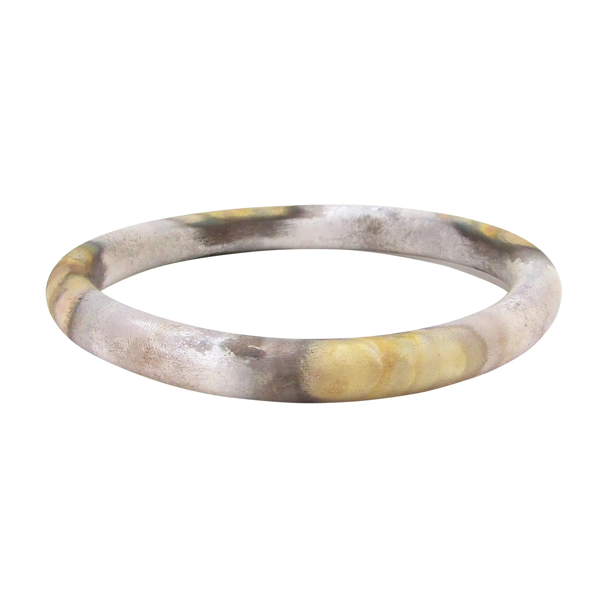 Sheila Fajl Everybody's Favorite Tubular Bangle in Burnished Silver