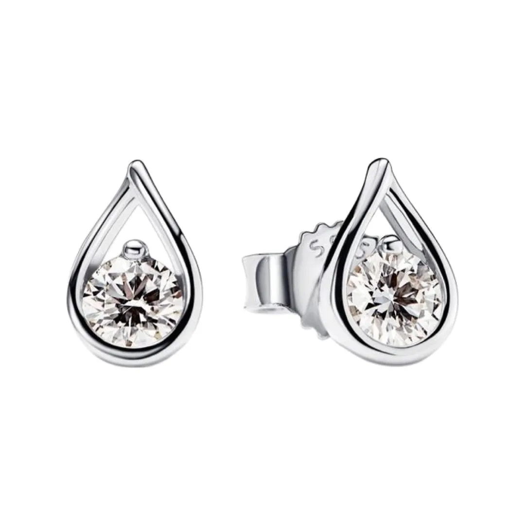 SILVER 925 RAIN DROP EARRINGS