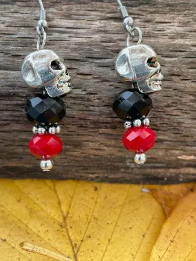 Skull earrings