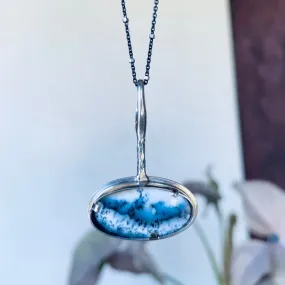 Snowy evening necklace