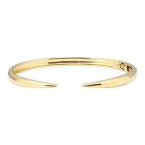 Solid Gold Claw Bangle