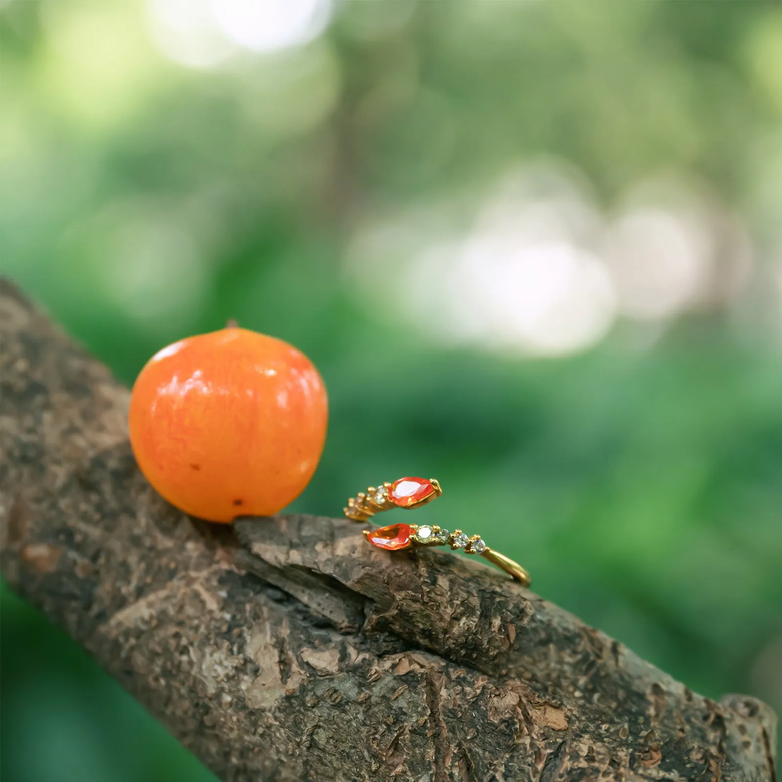 Summer Diamond Fruit Ring