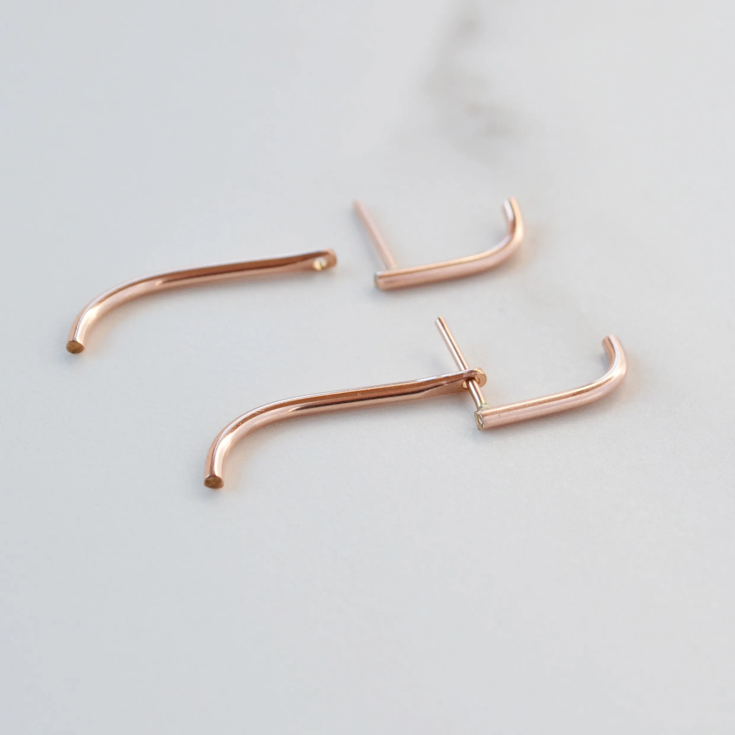 Suspension Ear Cuff, Gold, Rose Gold, or Silver