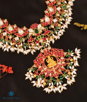 The Vibha Silver Lakshmi Kundan-Jadau Necklace