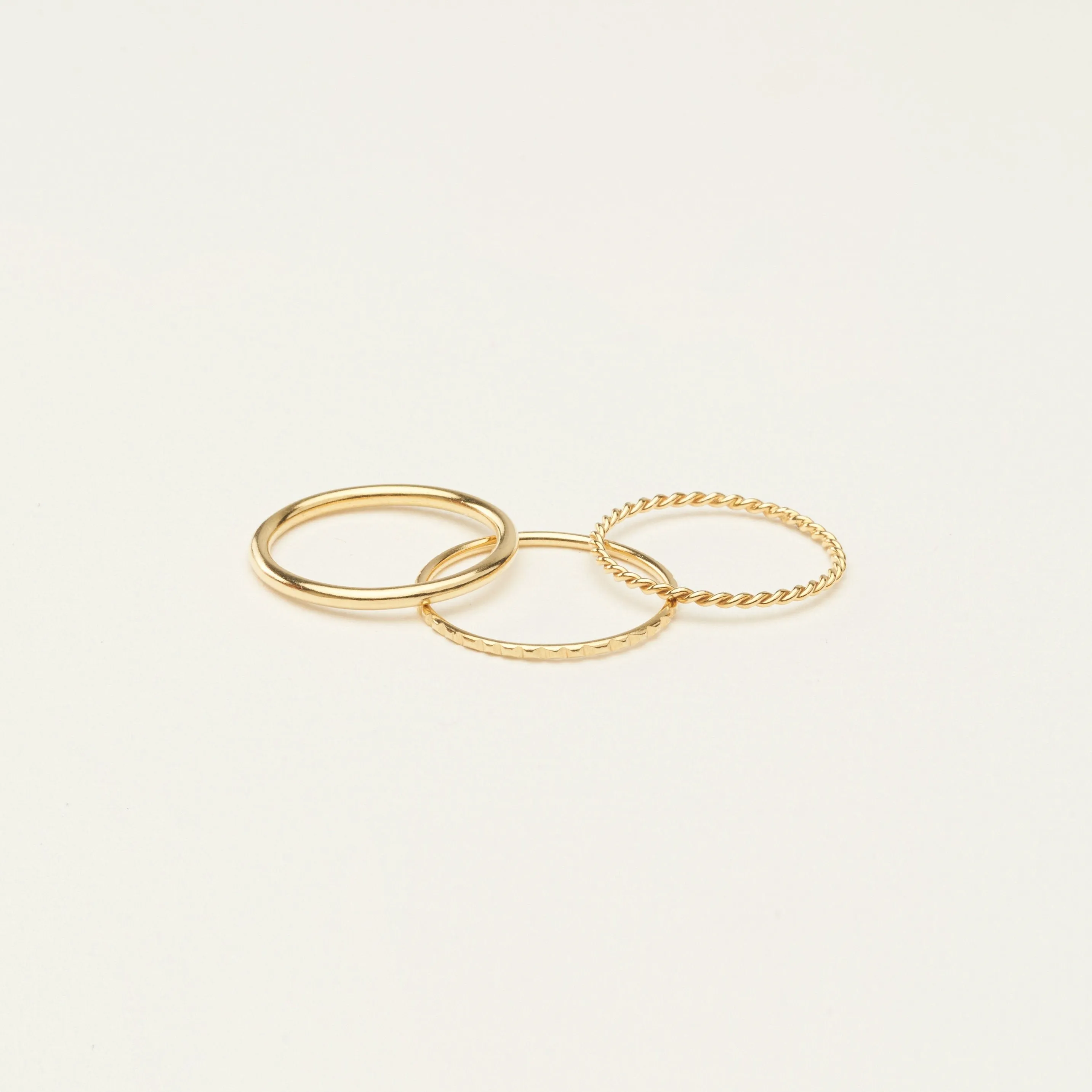 Thin Stacking Rings Set