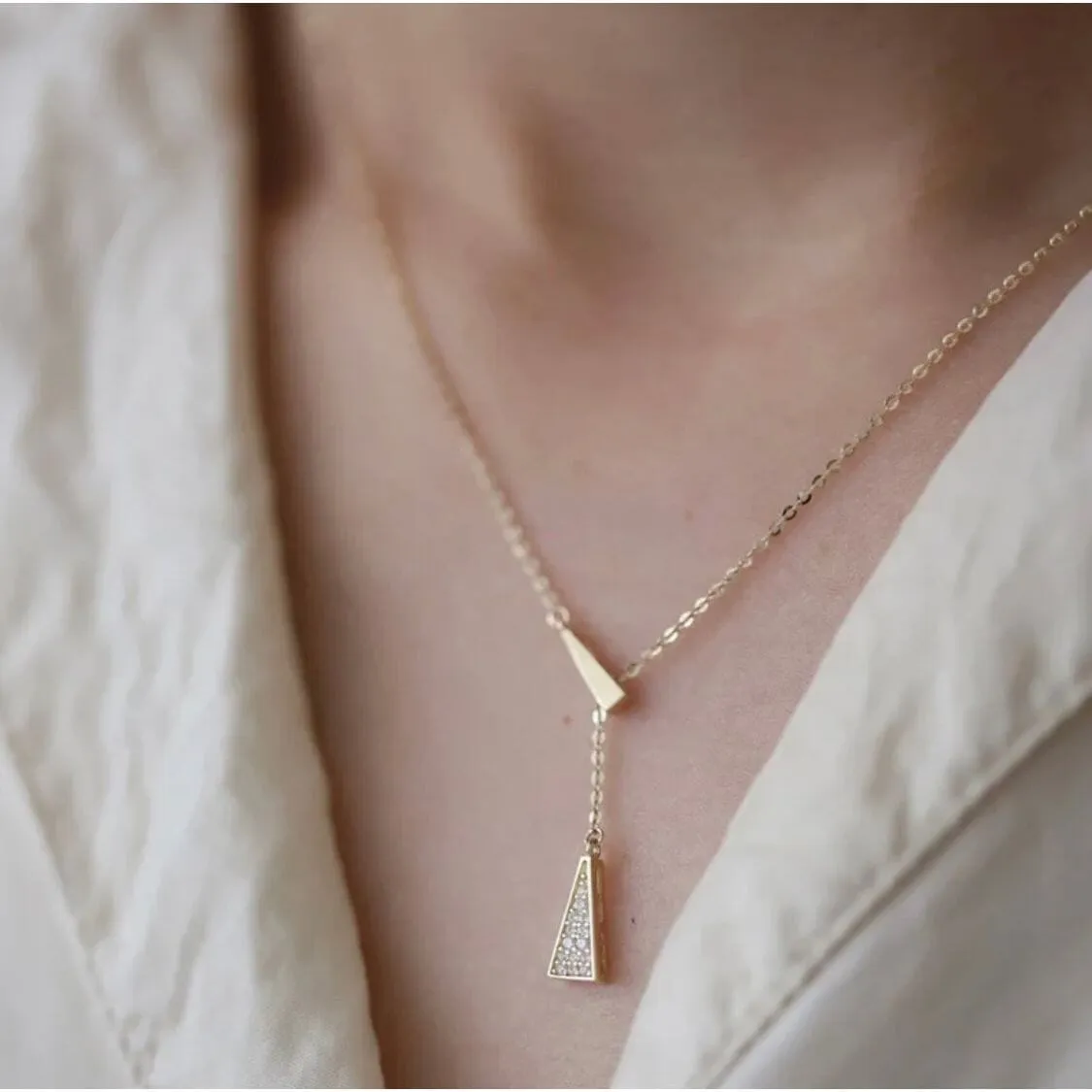 Triangle Dainty Necklace