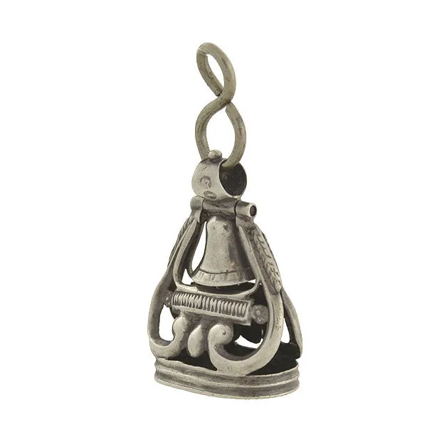 Victorian Sterling Silver "Swinging Bell" Fob