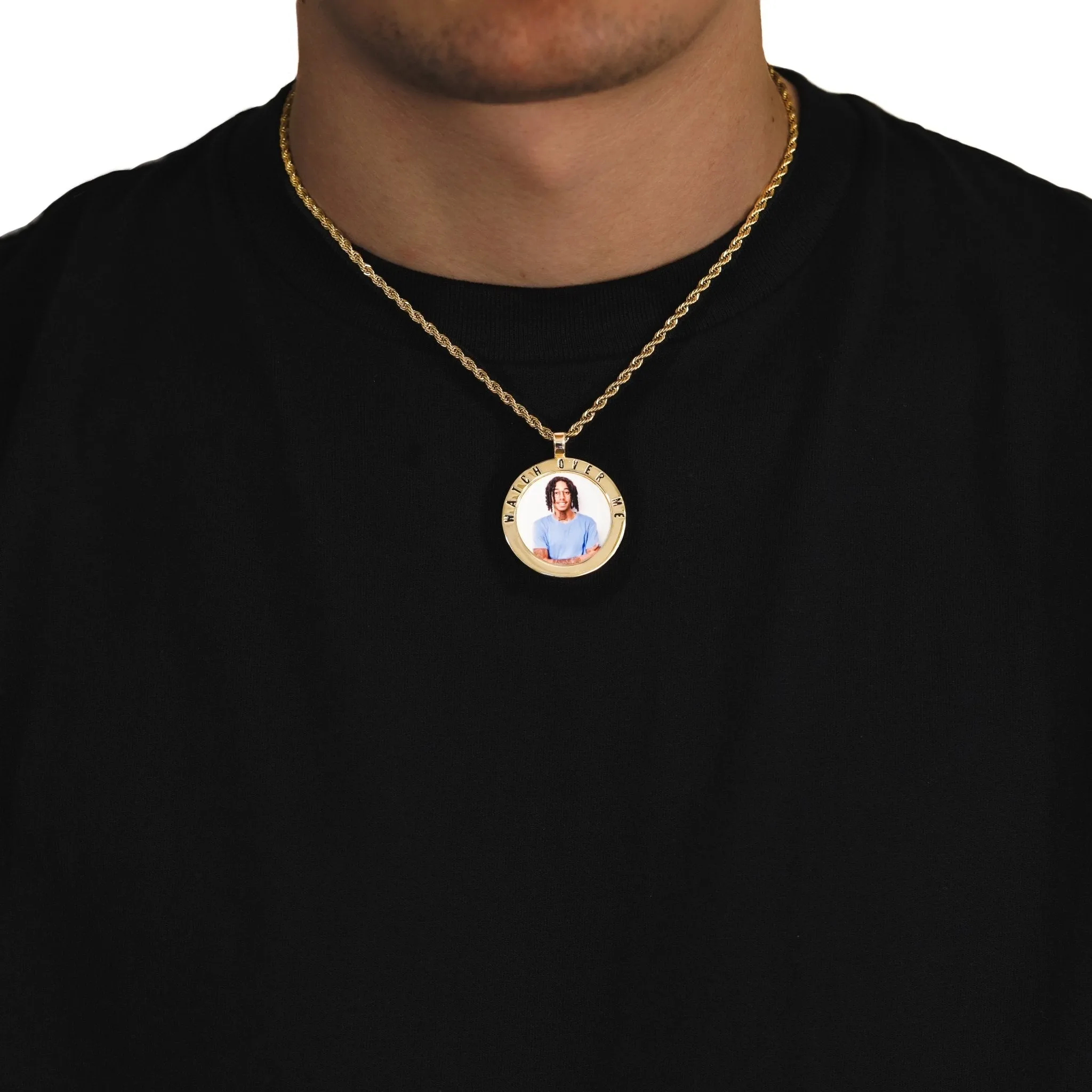 Watch Over Me Photo Pendant