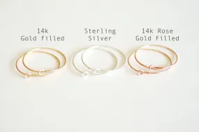 Wholesale 2 pairs, 925 Sterling Silver Hoop earring ear wire,  Sterling Silver ear hoops, 20mm, Dangle earrings, Gold Filled, Rose Gold Filled, Hoops