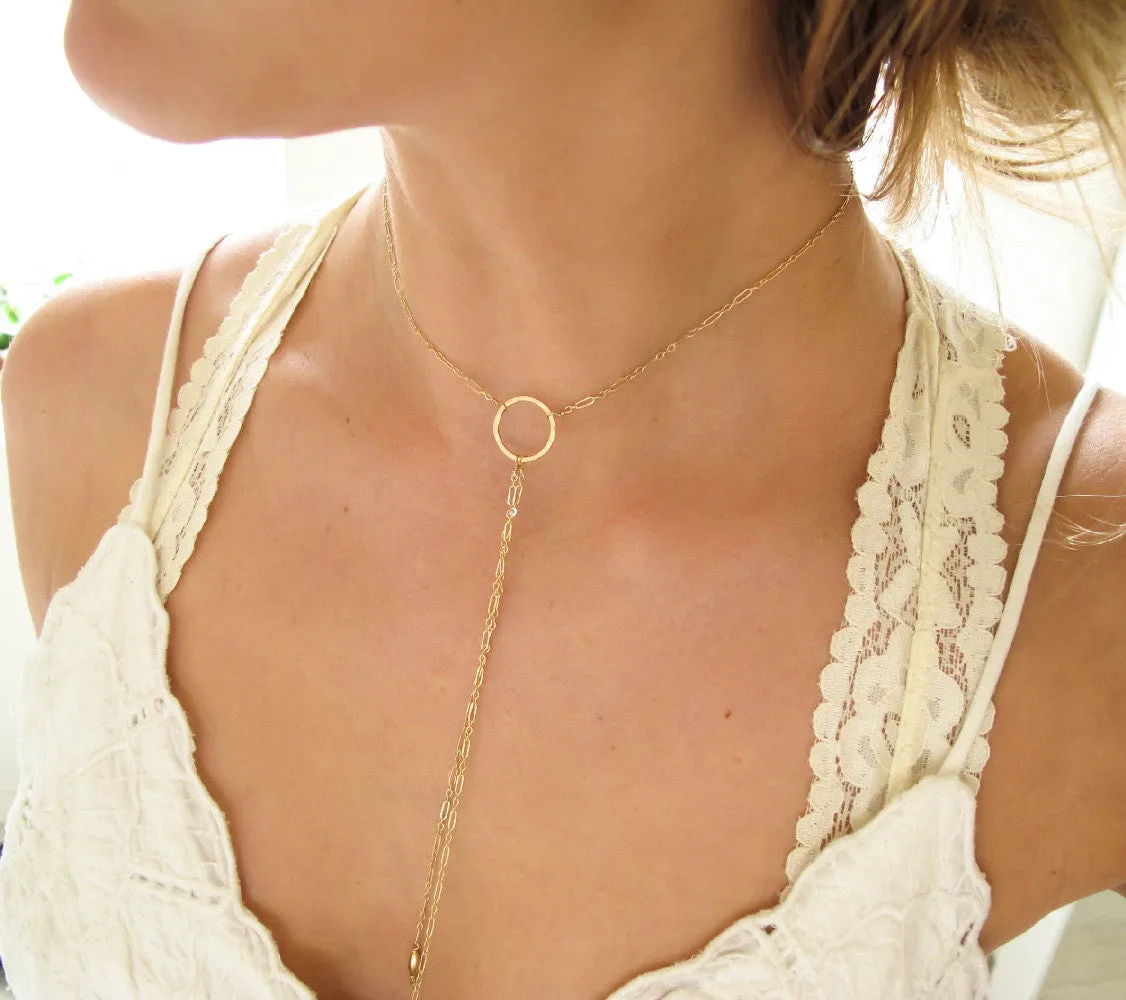 Y Necklace - Medium Bolo